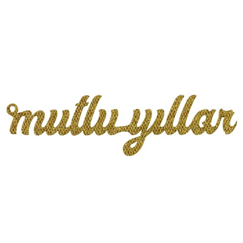Keçeden 11 cm Simli Mutlu Yıllar Yazısı 6 Adet, Keçeden Mutlu Yıllar Yazısı