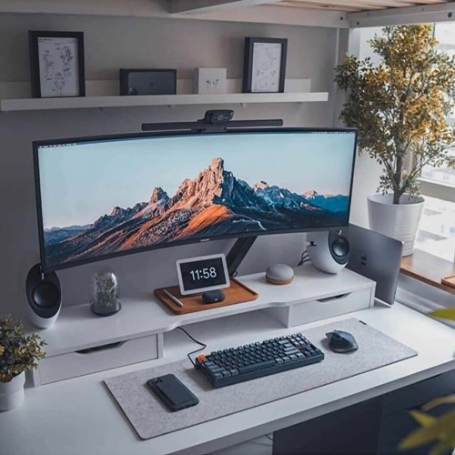 Ofis, Oyuncu ve Çalışma Masası İçin Keçeden Masa ve Mouse Matı Pad 30x60 cm (Gri, Koyu Gri, Pembe ve Kırmızı Renk Seçeneği)