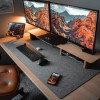 Ofis, Oyuncu ve Çalışma Masası İçin Keçeden Masa ve Mouse Matı Pad 50x160 cm (Gri, Koyu Gri, Pembe ve Kırmızı Renk Seçeneği)