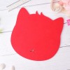 Keçe Mouse Pad, Keçeden Kedi Figürlü Sevimli Mouse Pad (Renk Seçmeli)