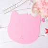 Keçe Mouse Pad, Keçeden Kedi Figürlü Sevimli Mouse Pad (Renk Seçmeli)