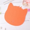 Keçe Mouse Pad, Keçeden Kedi Figürlü Sevimli Mouse Pad (Renk Seçmeli)