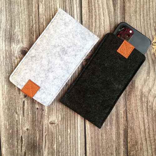 Kaliteli Keçeden Telefon Kılıfı Kabı Deri Model (Minimum 100 Adet Özel Sipariş)