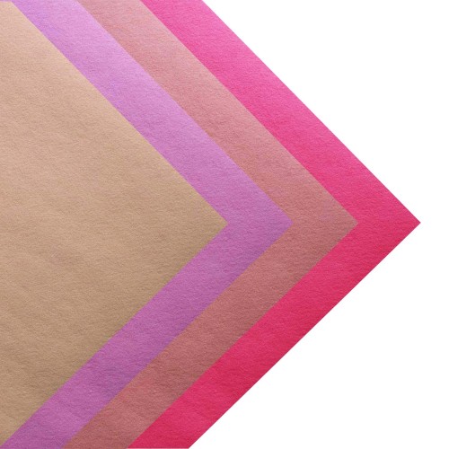 İnce Keçe 50x50 cm Pembe Tonlar 4 Renk