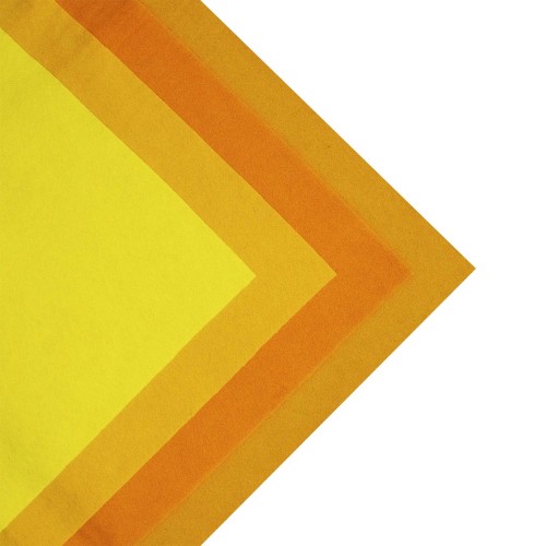 İnce Yumuşak Keçe 50x50 cm Sarılı Tonlar 4 Renk